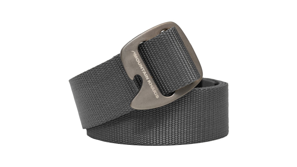 Mountain Khakis Solid Webbing Belt - Mens, Gunmetal, OS, J56022GUNMETALOS