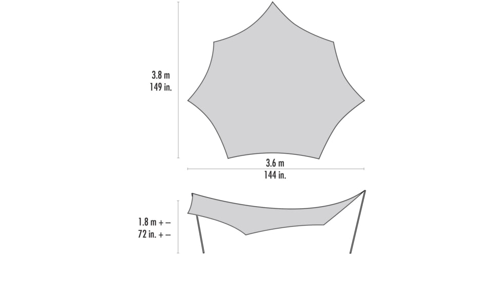 MSR Rendezvous 200 Wing U24 Tarp