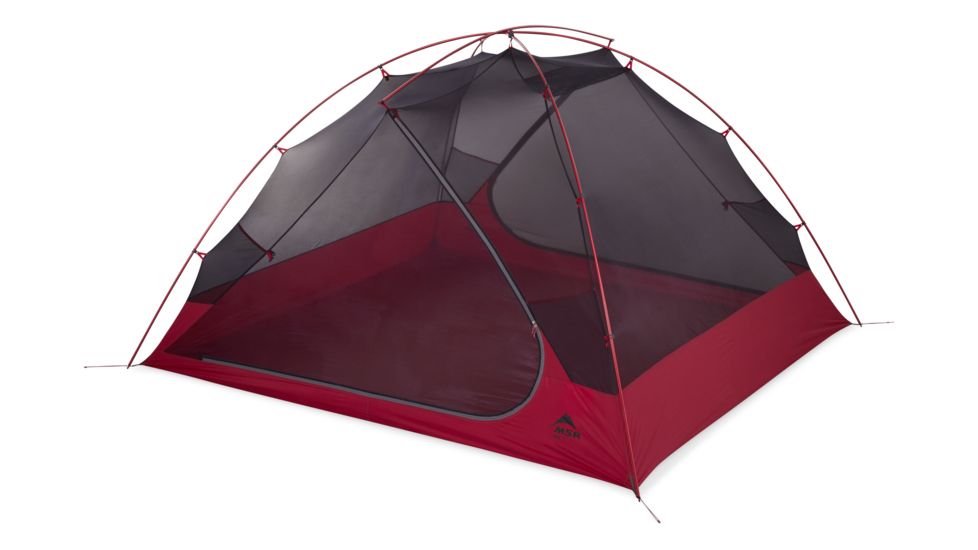 MSR Zoic 4 Tent, Red, 13126