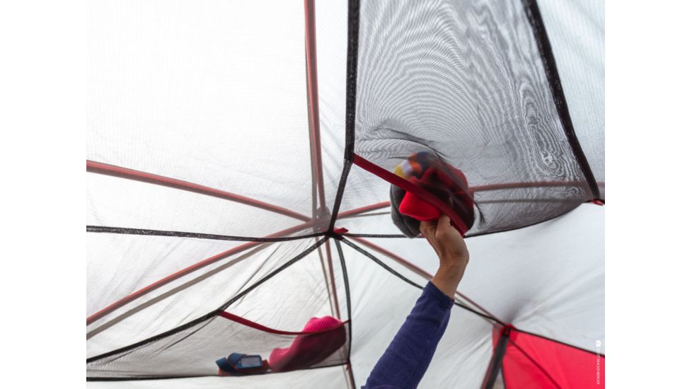 MSR Zoic 4 Tent, Red, 13126