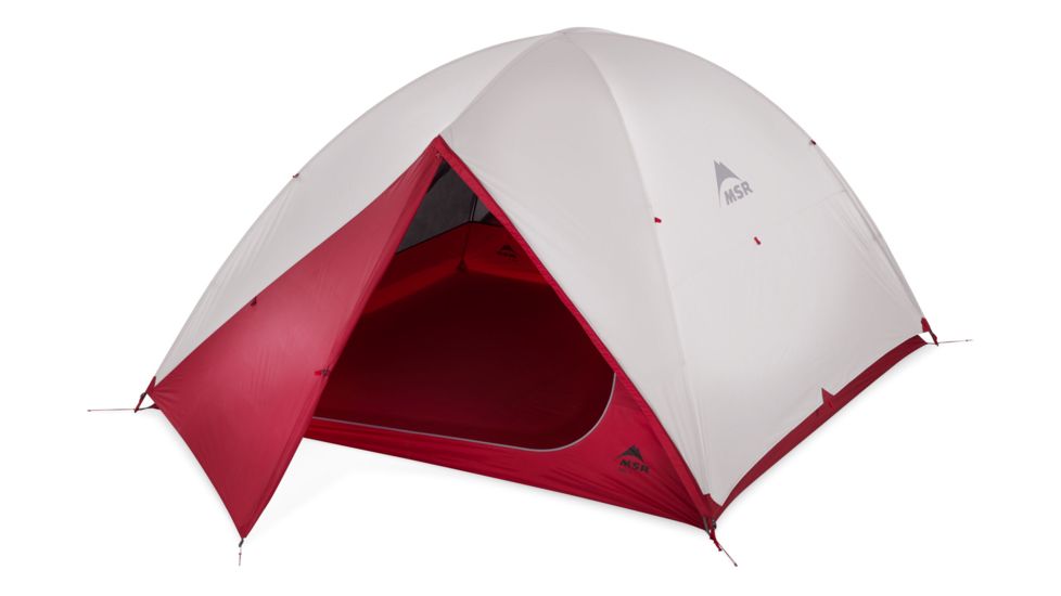 MSR Zoic 4 Tent, Red, 13126