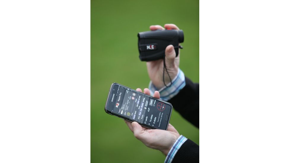 MTC Optics Rapier Laser Rangefinder  w/ Bluetooth, Black RLR1000BT6X