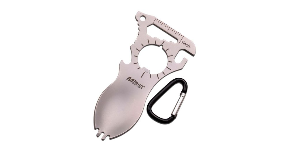 Mtech Stainless Steel Spork Multi Tool, Silver MT-958SL