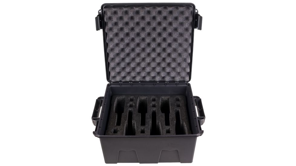 MTM Tactical Pistol Handgun Case 6 gun, Dark Grey, TPC6