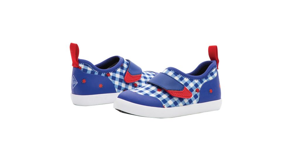 Muck Boots Child Summer Solstice Velcro - Kids, Blue Picnic, 7, SSV-PIC-BLU-C70