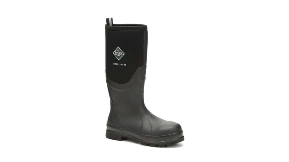 Muck Boots Chore Cool Safety Toe Classic Work Boot - Men's, Black, 5, CSCT-000-BLK-050