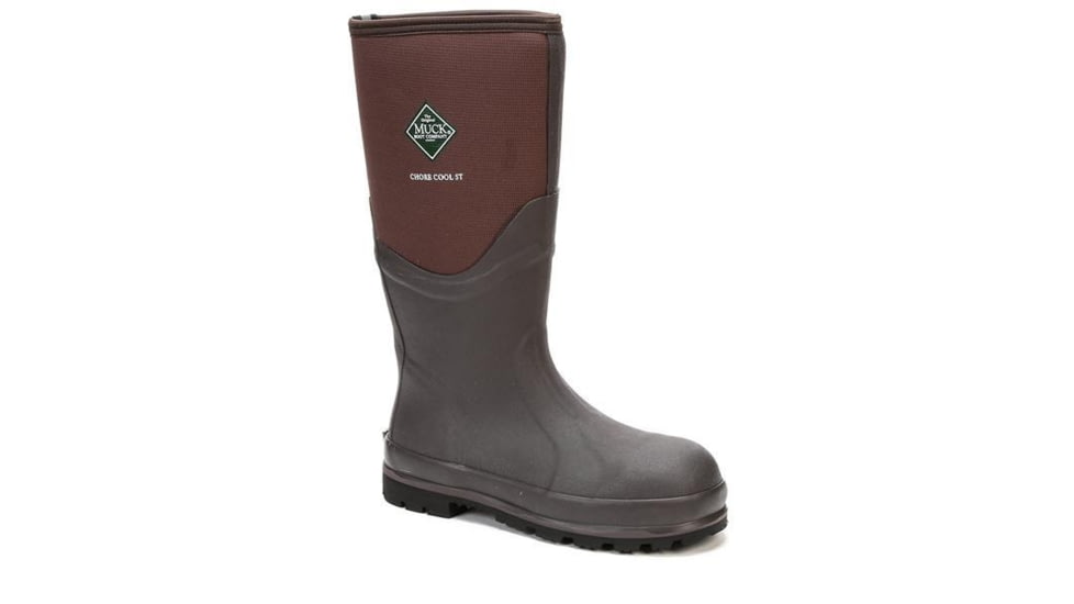 Muck Boots Chore Xpress-Cool Safety Steel Toe Classic Work Boot - Men's, Brown, 5, CSCT-STL-BR-050