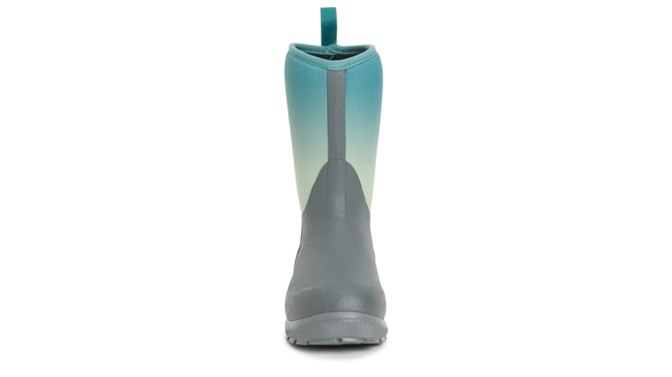 Muck Boots Element Boot - Kids, Gray/Teal Fade, 2, KEL-102-GRY-020