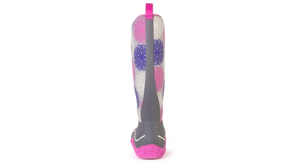 Muck Boots Hale Rubber Boot - Womens-Grey/Pink-Medium-5, Grey/Pink, 5 muk0014-Grey/Pink-Medium-5