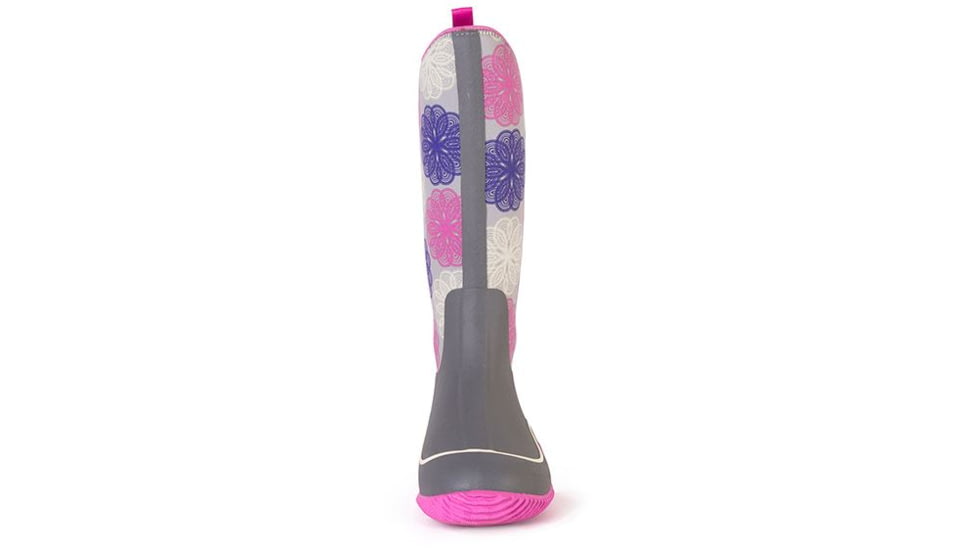 Muck Boots Hale Rubber Boot - Womens-Grey/Pink-Medium-5, Grey/Pink, 5 muk0014-Grey/Pink-Medium-5