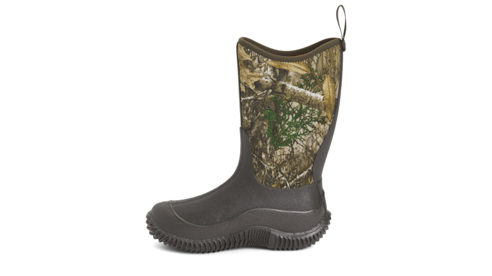 Muck Boots Hale Rubber Boots - Kids, Brown/RealTree Edge, 9, KBH-RTE-RTR-090