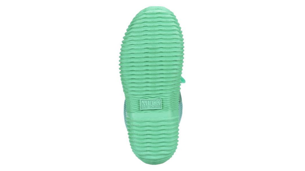 Muck Boots Halo Prints Boot - Kids, Blue Chevron, 5, KHL-3WAV-BLU-050