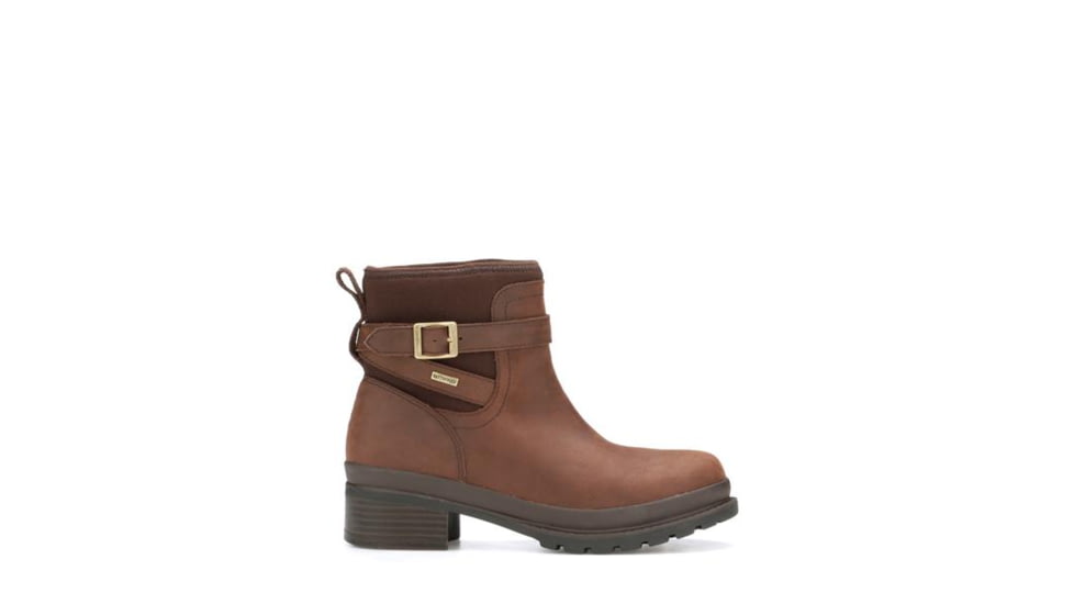 Muck Boots Liberty Waterproof Ankle Leather Boots - Womens, Brown, 9, LWK-900-BRN-090