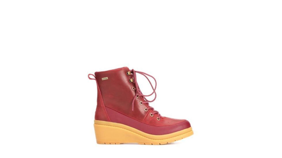 Muck Boots Liberty Waterproof Wedge Boots - Womens, Cordovan, 8.5 LWW-6BUR-RED-085