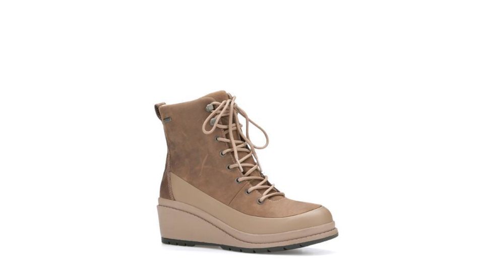 Muck Boots Liberty Waterproof Wedge Boots - Womens, Taupe, 6.5, LWW-901-TAN-065