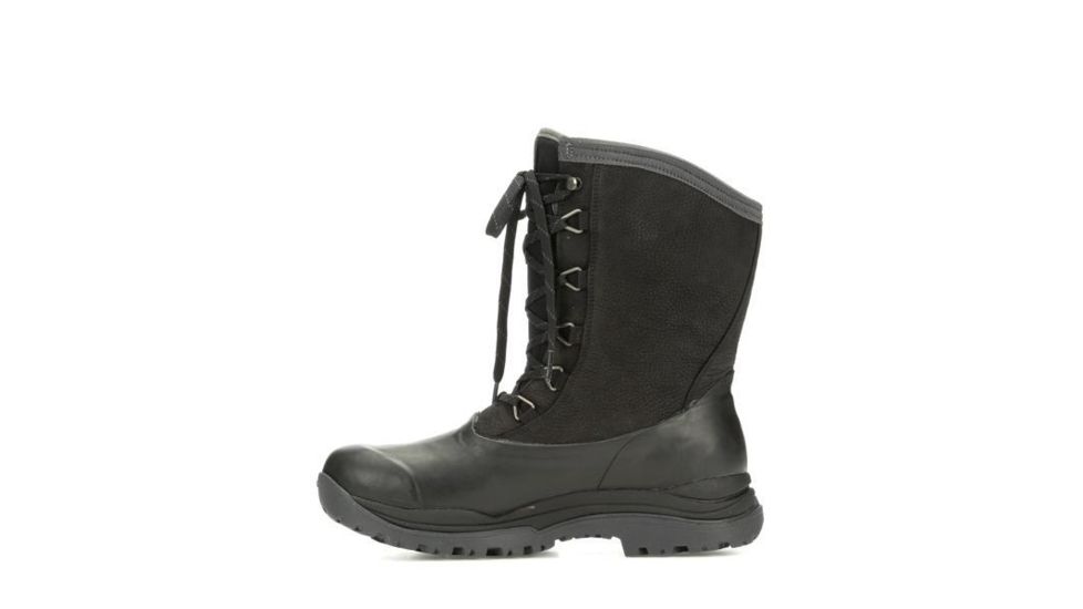 Muck Boots Men's Arctic Outpost Lace AG Boots, Black, 8 MOLV-000-BLK-080
