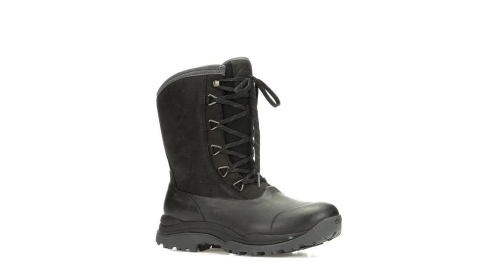 Muck Boots Men's Arctic Outpost Lace AG Boots, Black, 8 MOLV-000-BLK-080