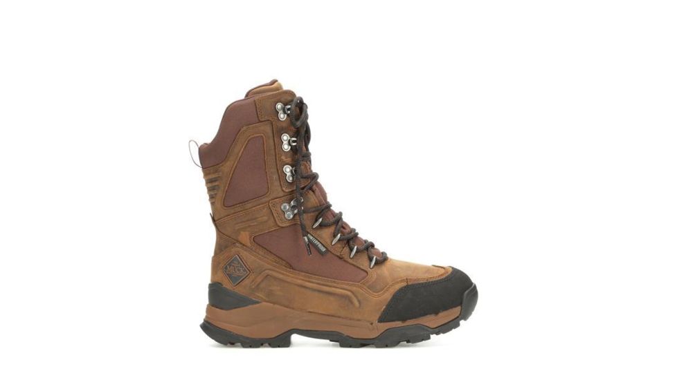 Muck Boots Men's Summit Lace 10 in Boots, Brown/Black, 7, MSLM-900-BRN-070