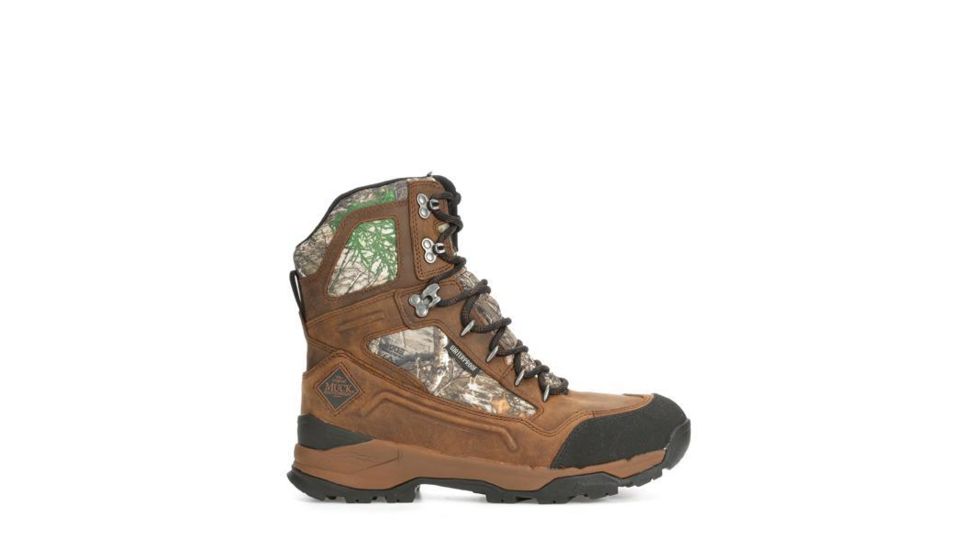 Muck Boots Men's Summit Lace 8 in Boots, Brown/Realtree Edge Mini, 7, MSL-9RT-CA-070
