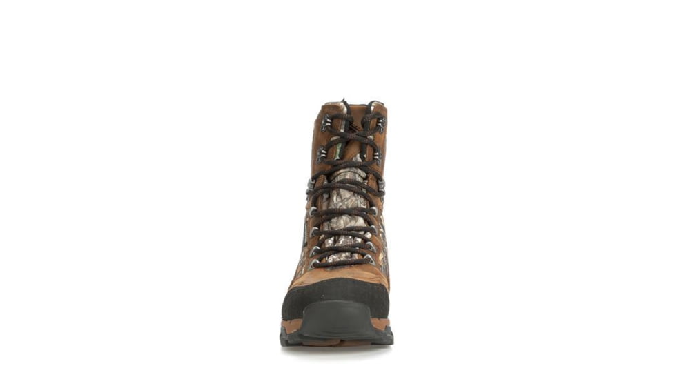 Muck Boots Men's Summit Lace 8 in Boots, Brown/Realtree Edge Mini, 7, MSL-9RT-CA-070