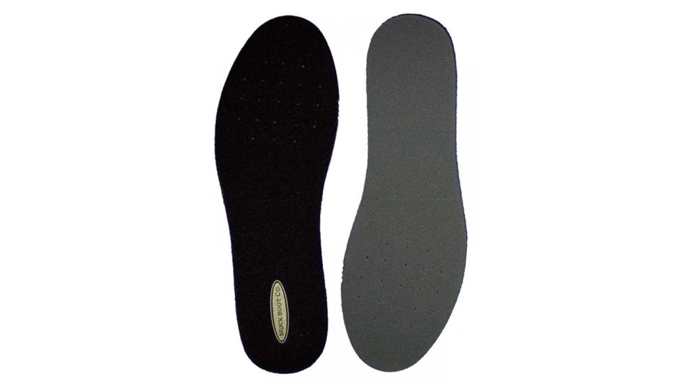 Muck Boots Mens Replacement Insole, Black, 4, INS000A004