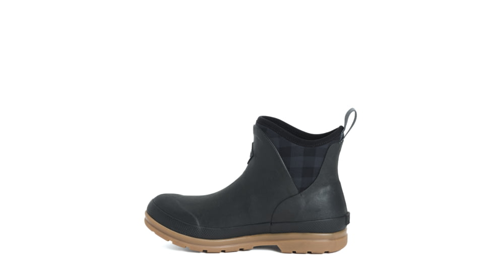 Muck Boots Originals Ankle Boot - Womens, Black/Plaid/Gum, 5, OAW-1PLD-BLK-050