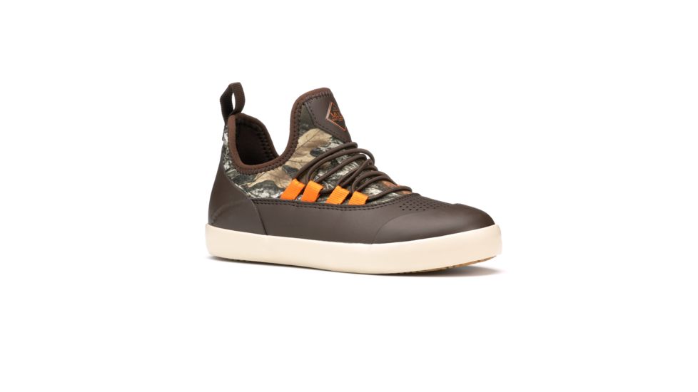 Muck Boots Summer Solstice Bungee - Kids, Brown/Real Tree Camo, 4, SSL-RTE-CAM-040