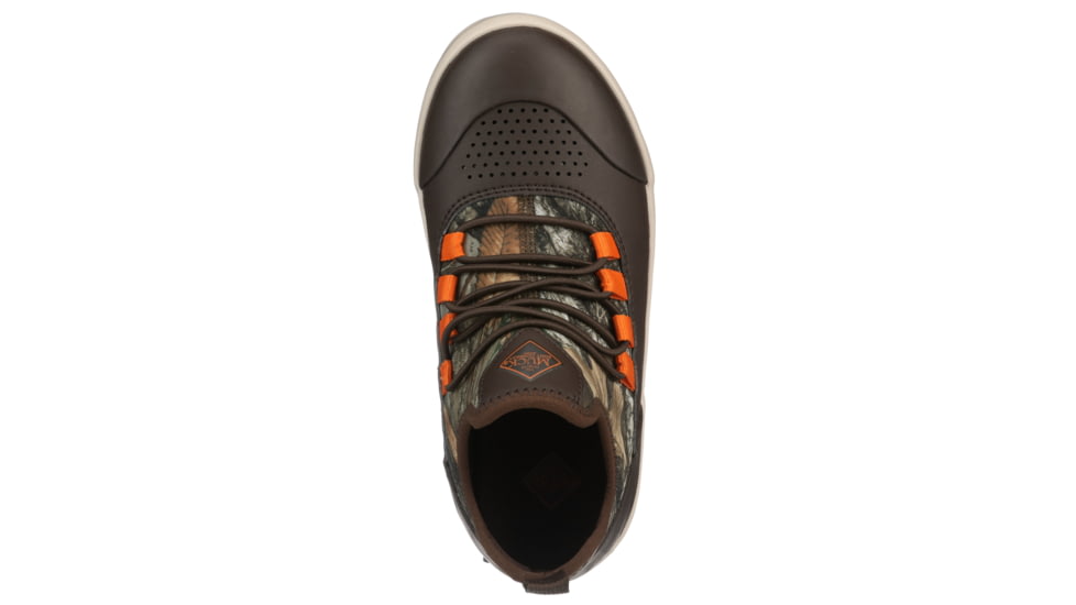 Muck Boots Summer Solstice Bungee - Kids, Brown/Real Tree Camo, 4, SSL-RTE-CAM-040