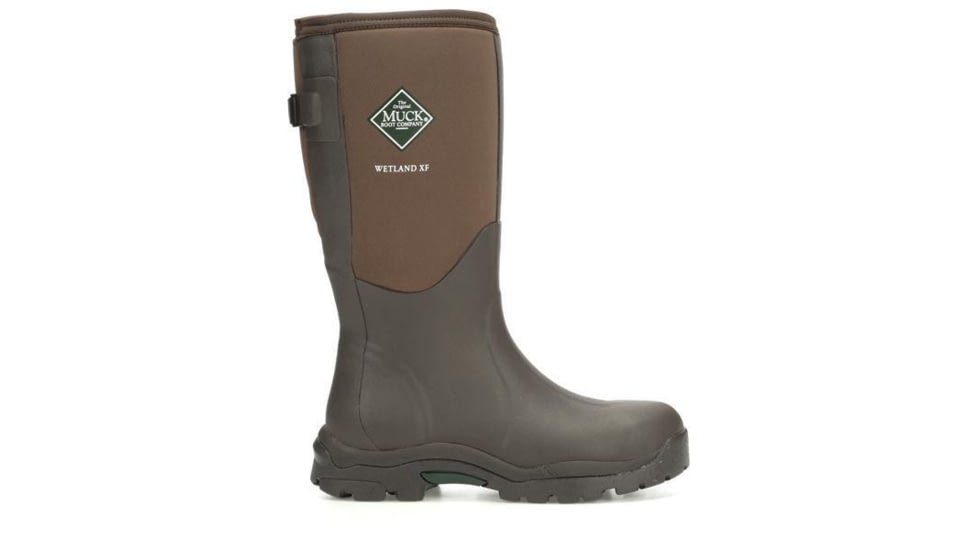 Muck Boots Wetland Wide Calf Boot - Womens, Tan/Bark, 10, WWET-900-BRN-100