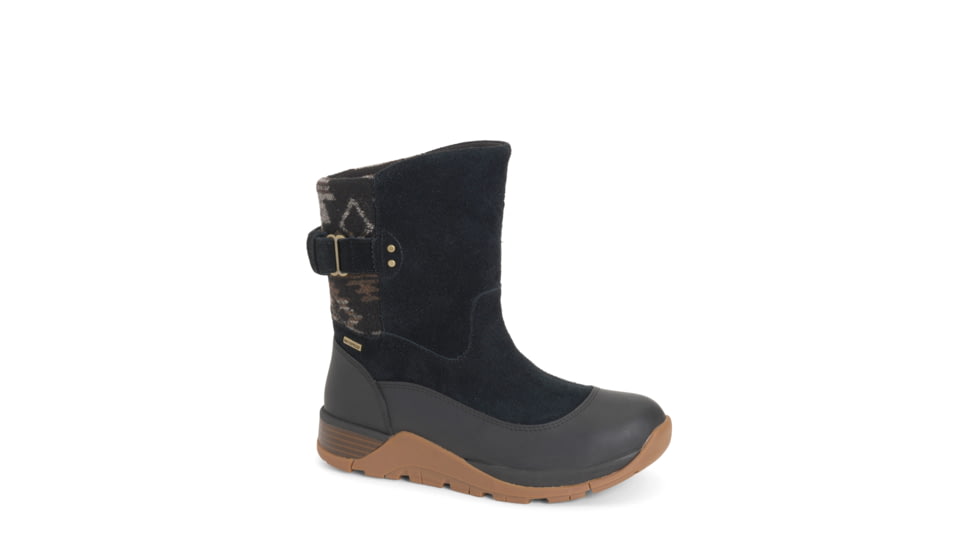 Muck Boots Womens Apres Lace v2 Leather, Blck, 5, AP2-1HRS-BLK-050