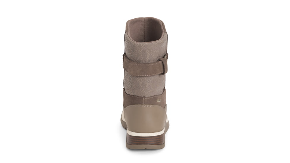 Muck Boots Women's Apres Lace v2 Leather, Taupe, 5, AP2-901-Taupe-050