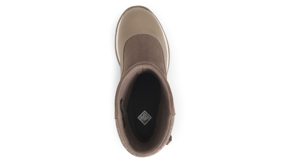Muck Boots Women's Apres Lace v2 Leather, Taupe, 5, AP2-901-Taupe-050