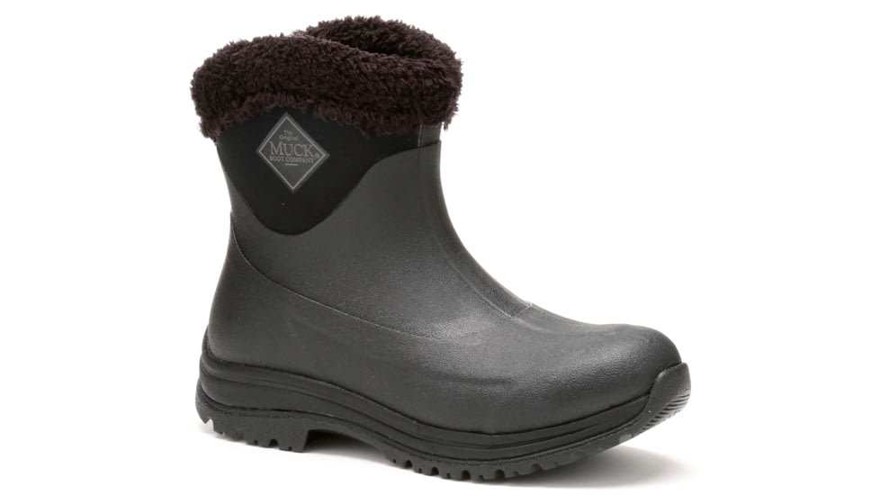 Muck Boots Womens Arctic Apres Performance Winter Boot, Black, Charcoal, 10, AP8000010