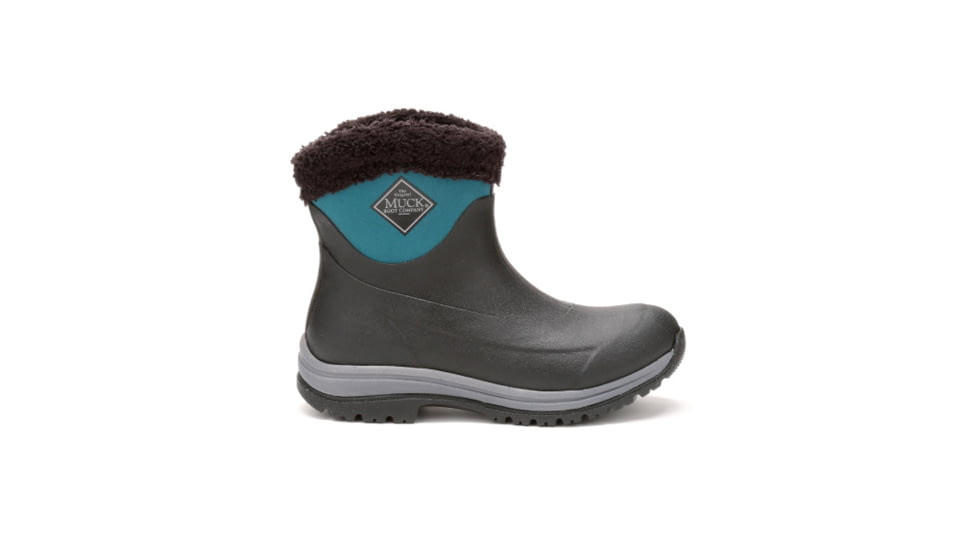 Muck Boots Womens Arctic Apres Performance Winter Boot, Black,Shaded Spruce, 11, AP8300011