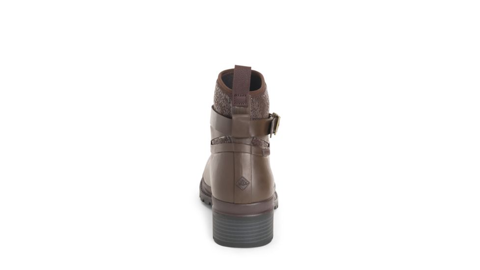 Muck Boots Womens Liberty Waterproof Ankle Rubber, Brown, 5, LWKR-900-BRN-050