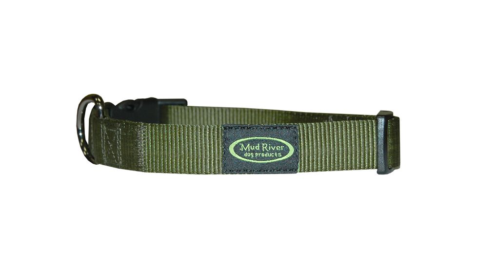 Mud River Bootlegger Nylon Collar, L/XL Green 20in. - 26in. SB-506-MLXLG