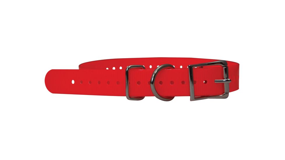 Mud River Firefly Collar vinyl coated collar, S Blaze Orange 18358