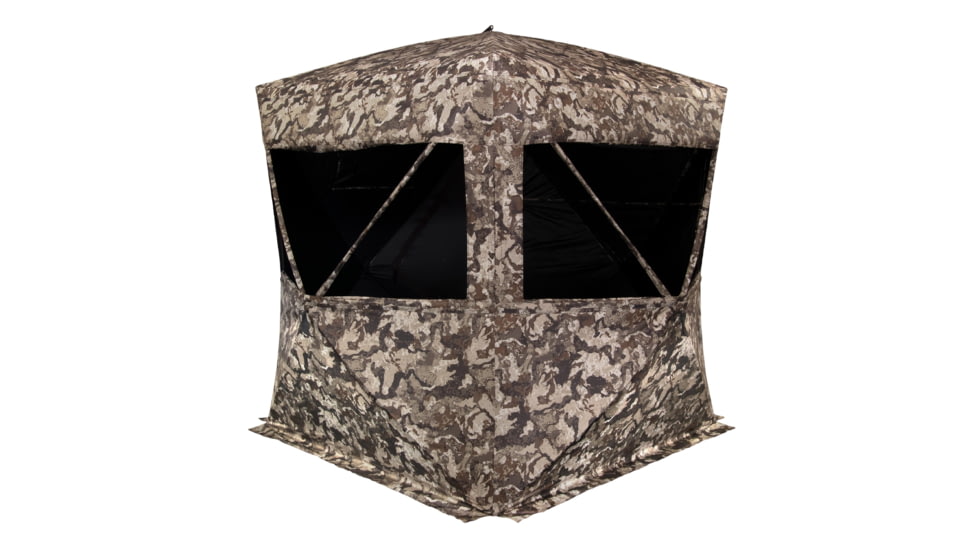 Muddy Executioner 350 / 4 Man Pop-Up Blind / 90 X 90 Shooting Width / 80 Center Height, Camo, MUD-EXC350
