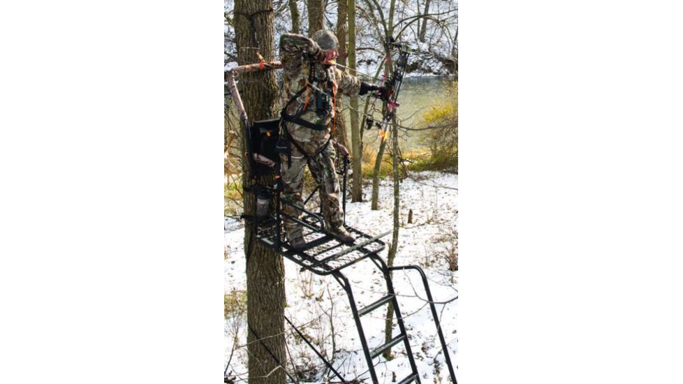Muddy Grand-Stand Ladderstand, Black/Camo MLS1800
