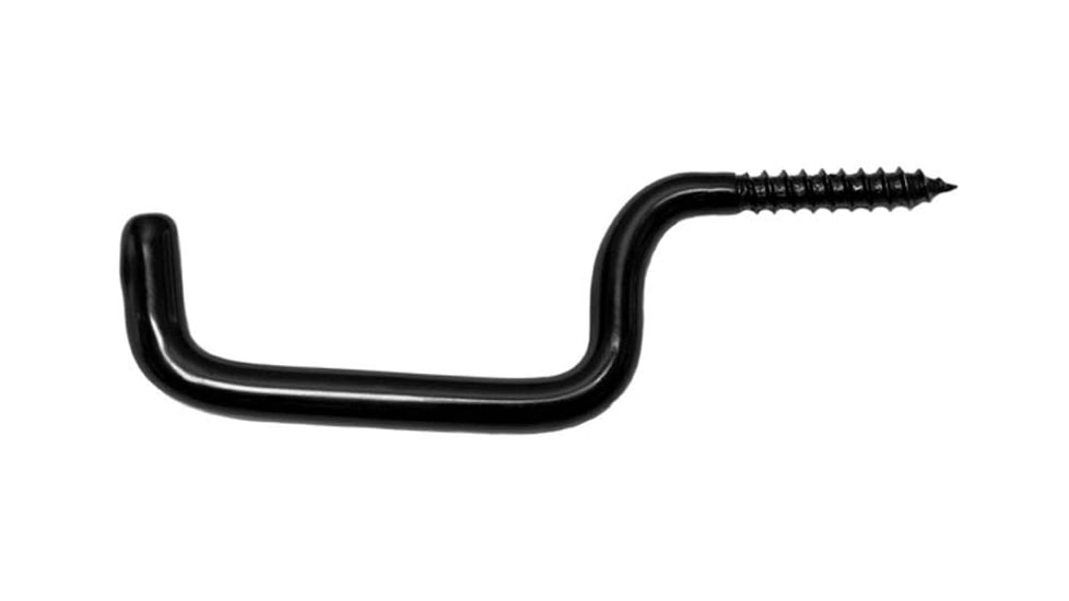 Muddy Screw-In Accessory Hooks, 1 Hook, Black, MUD-BH050
