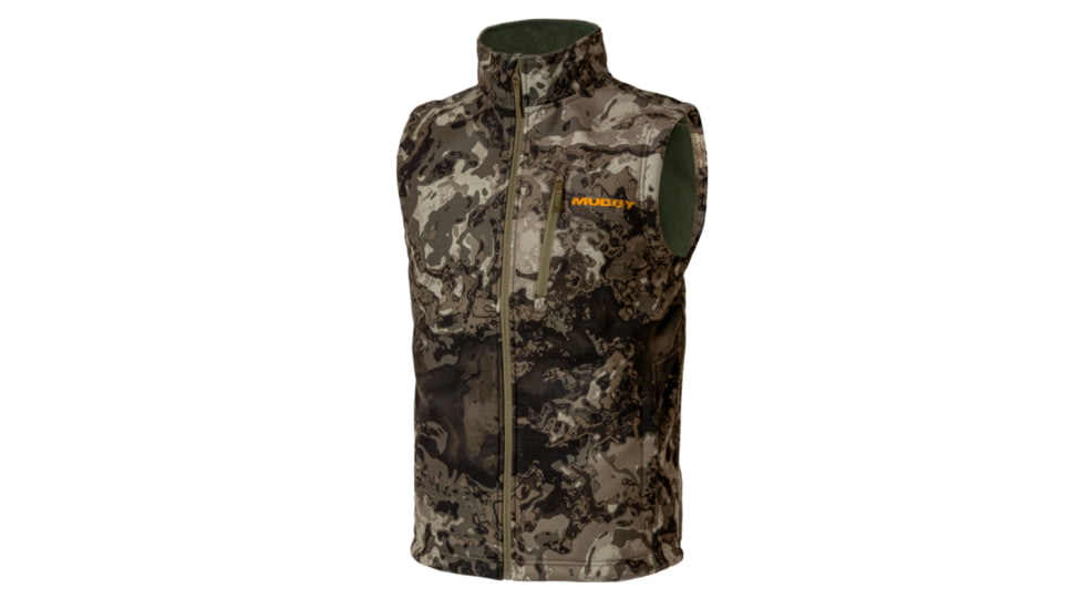 Muddy TRX Softshell Vest - Mens, Veil Canyon Grey, MEDIUM, MUD-WDP-VEST-VCG-M