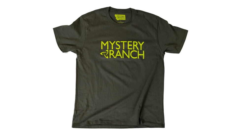 Mystery Ranch Logo T-Shirt, Dark Olive, Extra Large, 112592-324-50
