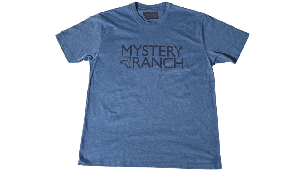 Mystery Ranch Logo T-Shirt - Mens, Sailor Blue Heather, Large, 112592-442-L