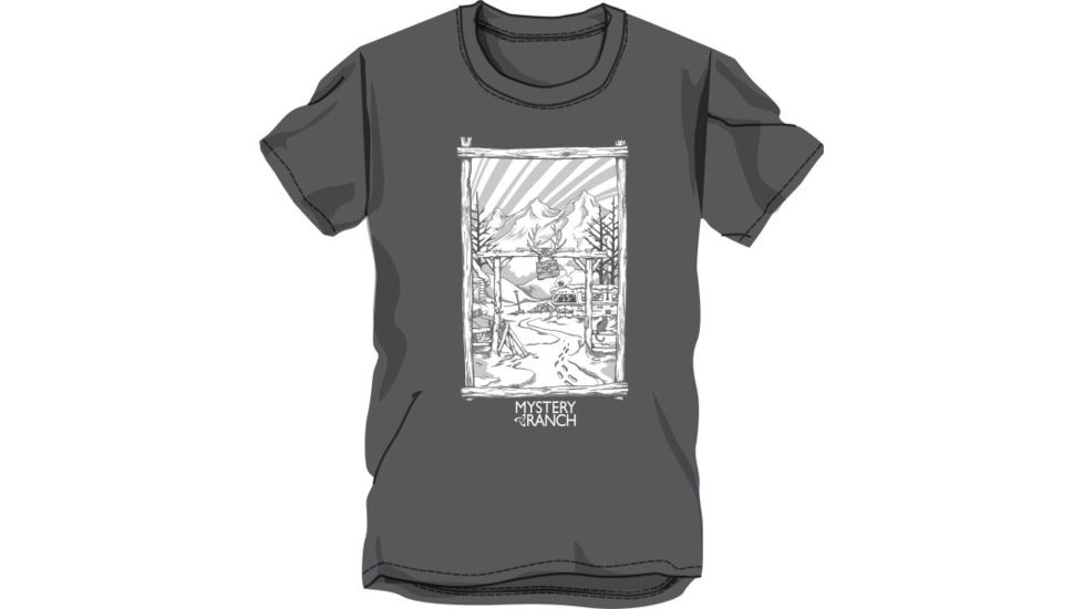 Mystery Ranch Ranch Style Tee - Mens, Charcoal, Small 888564167441