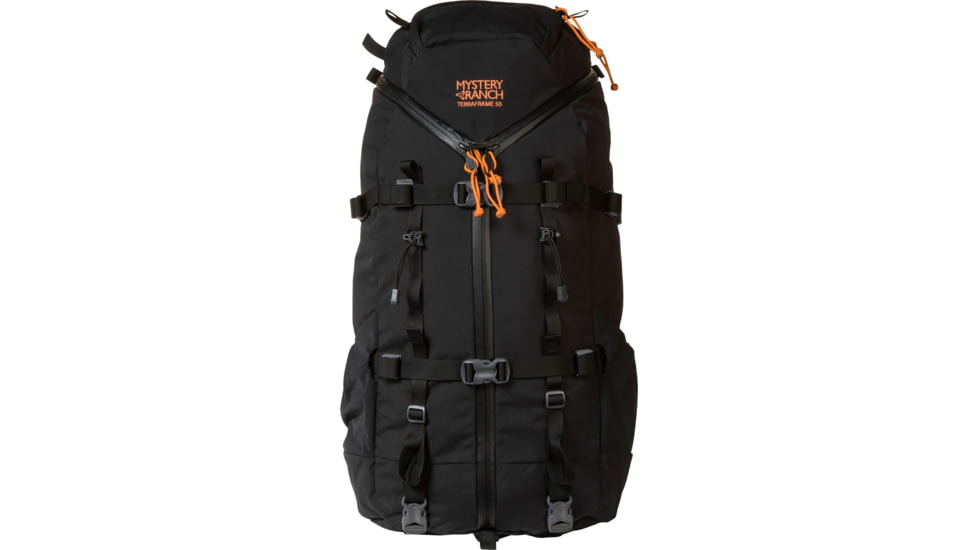 Mystery Ranch Terraframe 3 Zip 50 Backpack, Black, Large, 112382-001-41-L