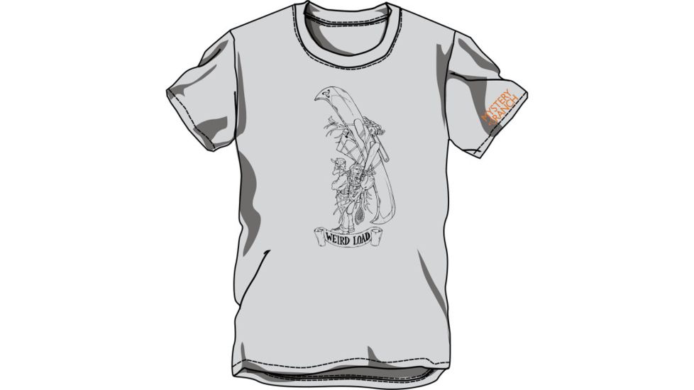 Mystery Ranch Weird Load Tee - Mens, Heather Grey, Small, 88-00-000040