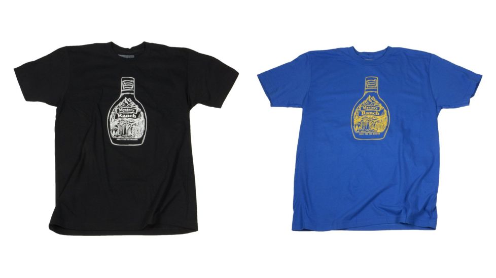 Mystery Ranch Where's the Ranch Tee, Black, Royal Blue