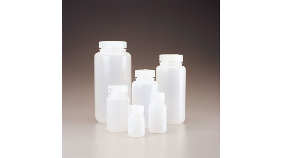 Nalge Nunc Bottle Wm Hdpe 8OZ Clr CS250 332189-0008