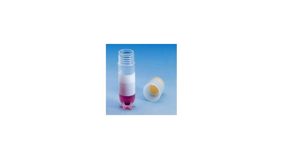 Nalge Nunc CryoTube Vials, Polypropylene, Sterile, External Thread with Screw Cap, NUNC 375299 Round-Bottom Vials Stepneck