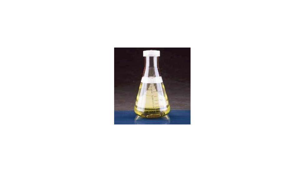 Nalge Nunc Erlenmeyer Flasks with Polypropylene Screw Cap, Polycarbonate, NALGENE 4108-0500